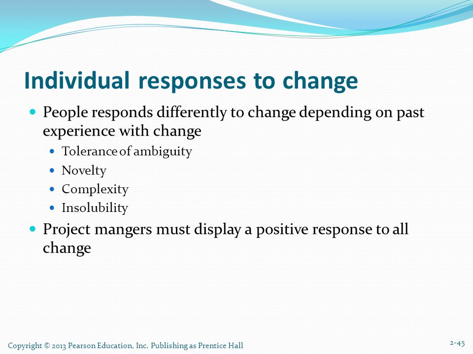 Change is inevitable, respond to it positively through agile project management